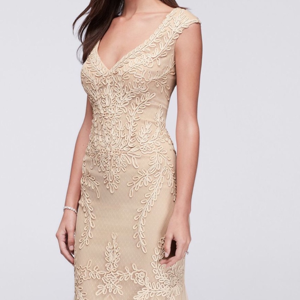 V-Neck Mermaid Formal Dress